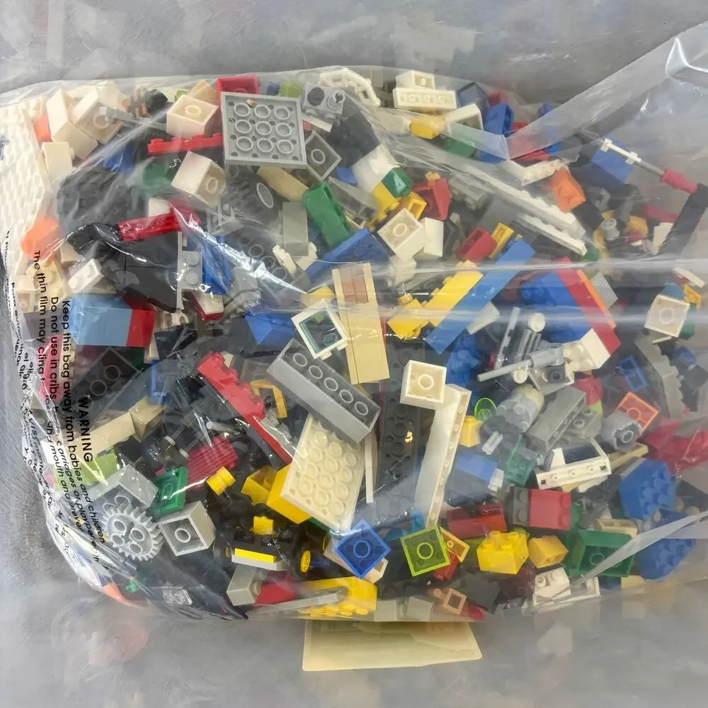 Bulk Lot of LEGO Replacement Bricks Blocks Parts Over 4 Lbs. Preowned Modern